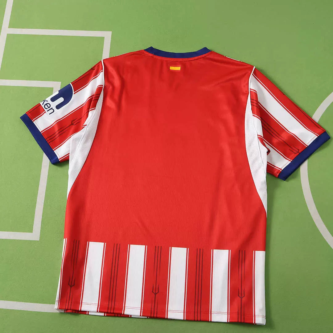 Maglia Atlético De Madrid Home 26/27 Uomo Rosso e Bianco a strisce verticali | Maglia da Calcio