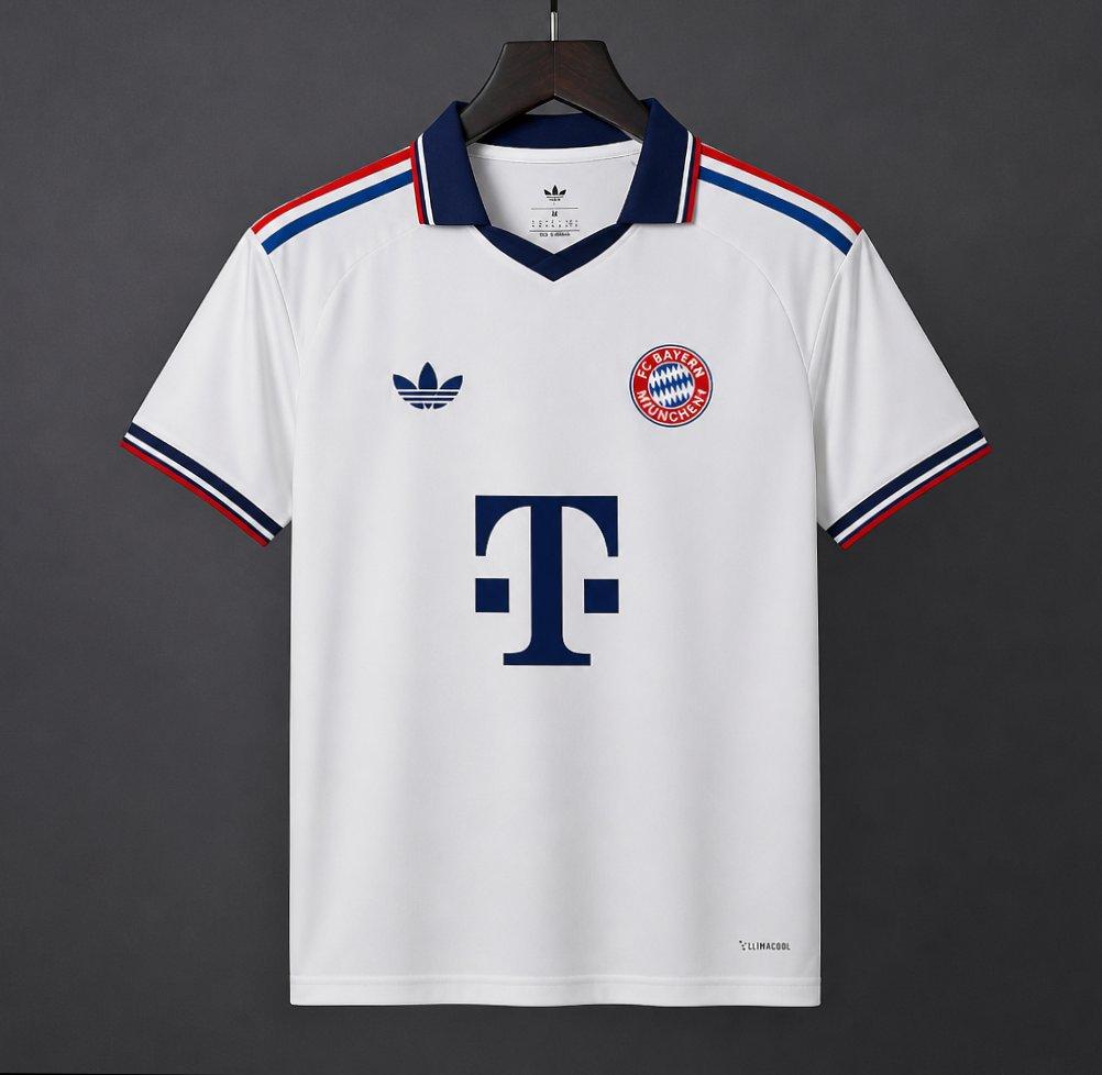 Maglia Bayern Munich Away 26/27 Uomo Bianco | Maglia da Calcio