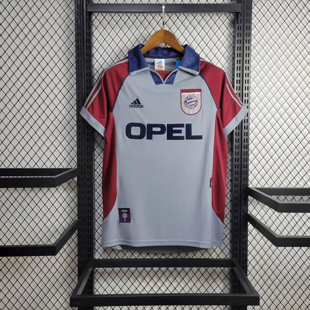 Maglia Bayern Munich Away 98/99 Retro Uomo Bianco/Rosso | Maglia da Calcio
