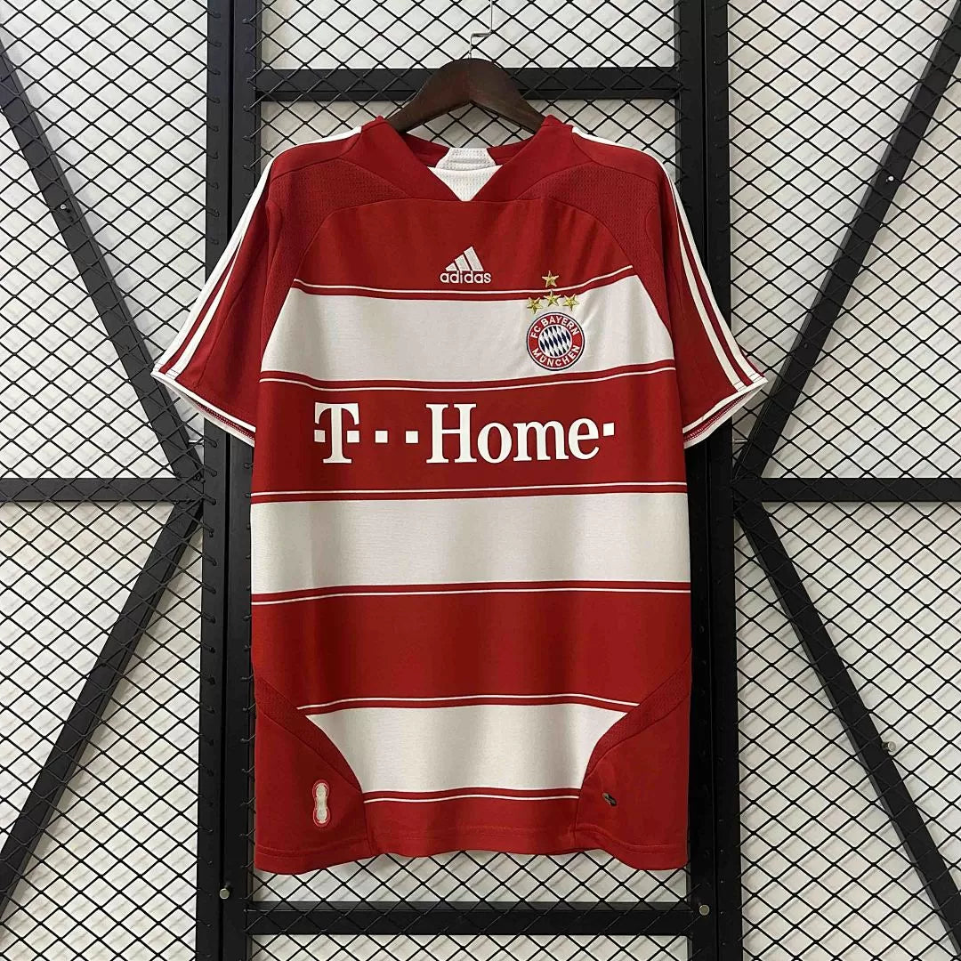 Maglia Bayern Munich Home 07/08 Retro Uomo Rosso | Maglia da Calcio