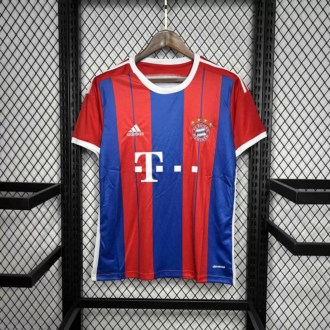 Maglia Bayern Munich Home 14/15 Retro Uomo Rosso e Blu | Maglia da Calcio
