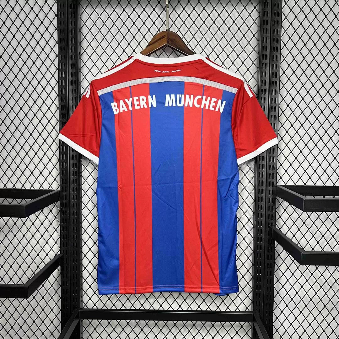Maglia Bayern Munich Home 14/15 Retro Uomo Rosso e Blu | Maglia da Calcio