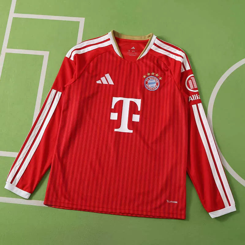 Maglia Bayern Munich Home 26/27 Manica Lunga Uomo Rosso | Maglia da Calcio