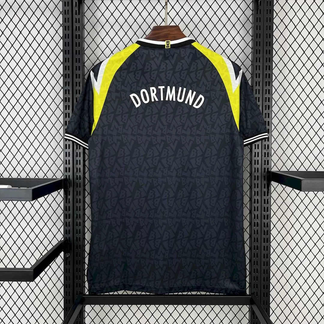 Maglia Borussia Dortmund Away 95/96 Retro Uomo Nero | Maglia da Calcio
