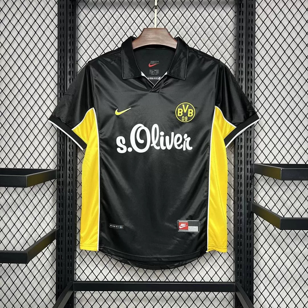 Maglia Borussia Dortmund Away 98/00 Retro Uomo Nero | Maglia da Calcio