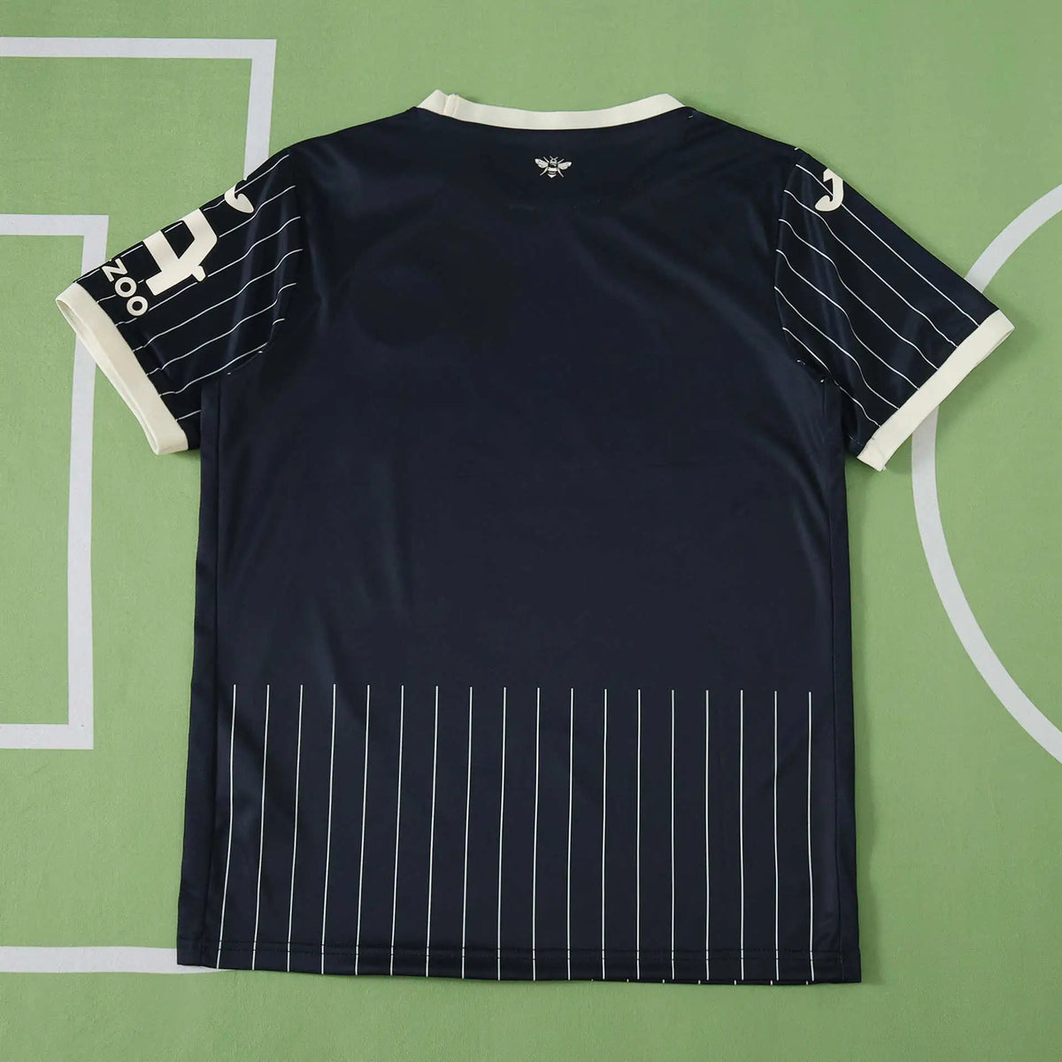 Maglia Brentford Away 26/27 Uomo Nero con righe bianche | Maglia da Calcio