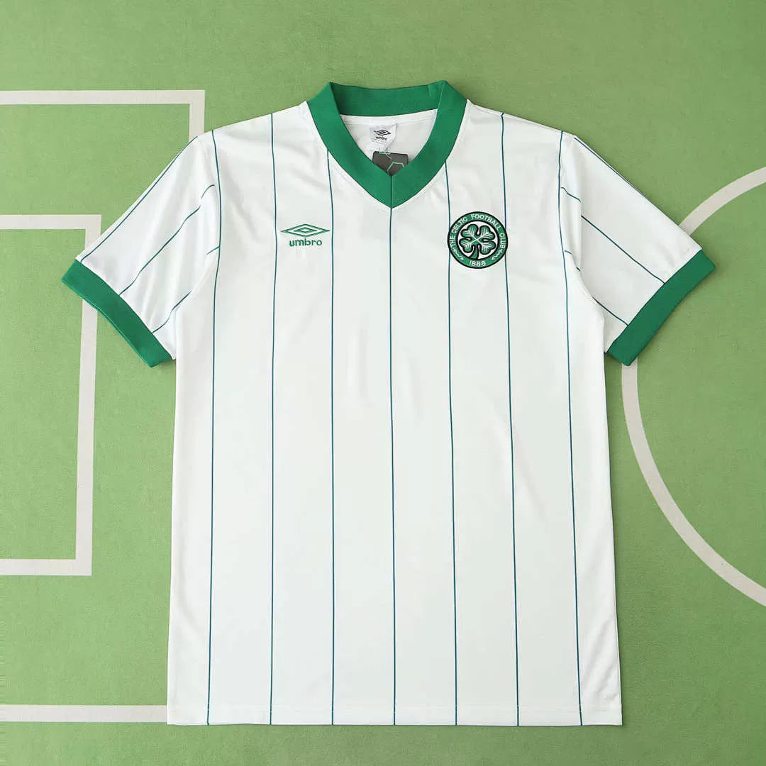 Maglia Celtic Away 84/86 Retro Uomo Bianco | Maglia da Calcio