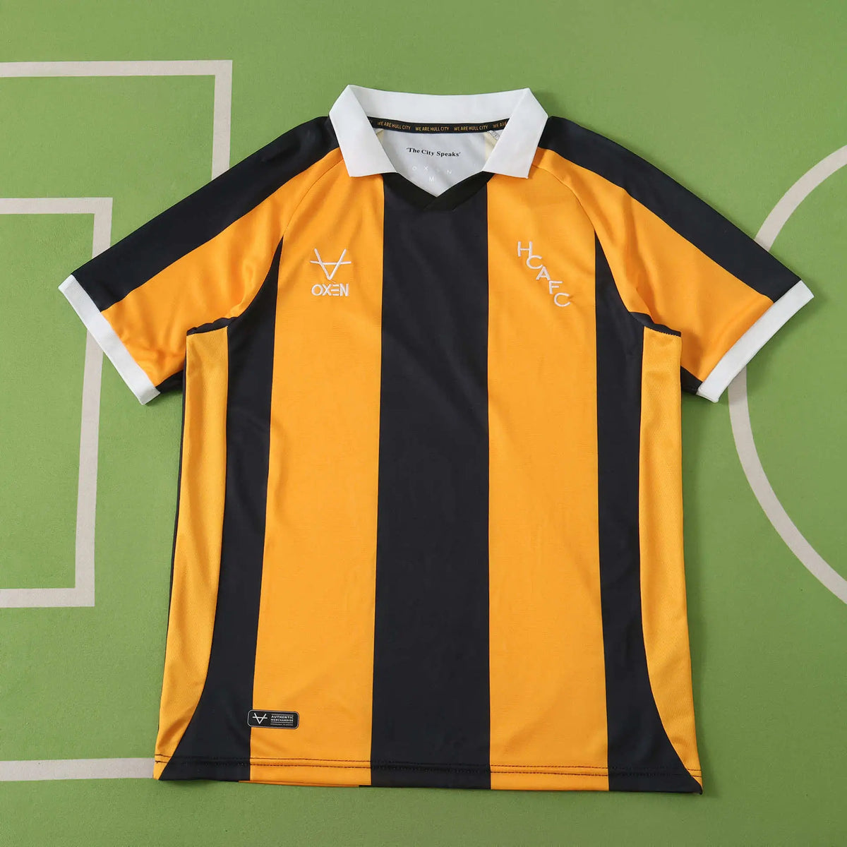 Maglia Hull City Home 26/27 Uomo Arancione e Nero | Maglia da Calcio