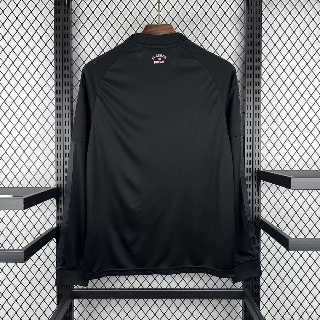Maglia Inter Miami Away 26/27 Manica Lunga Uomo Nero | Maglia da Calcio