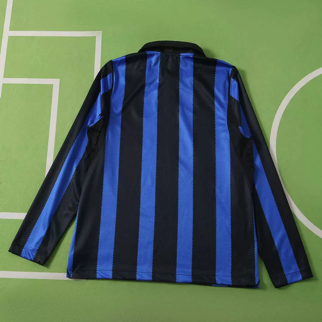 Maglia Inter Milan Home Manica Lunga 26/27 Uomo Nero/Blu | Maglia da Calcio