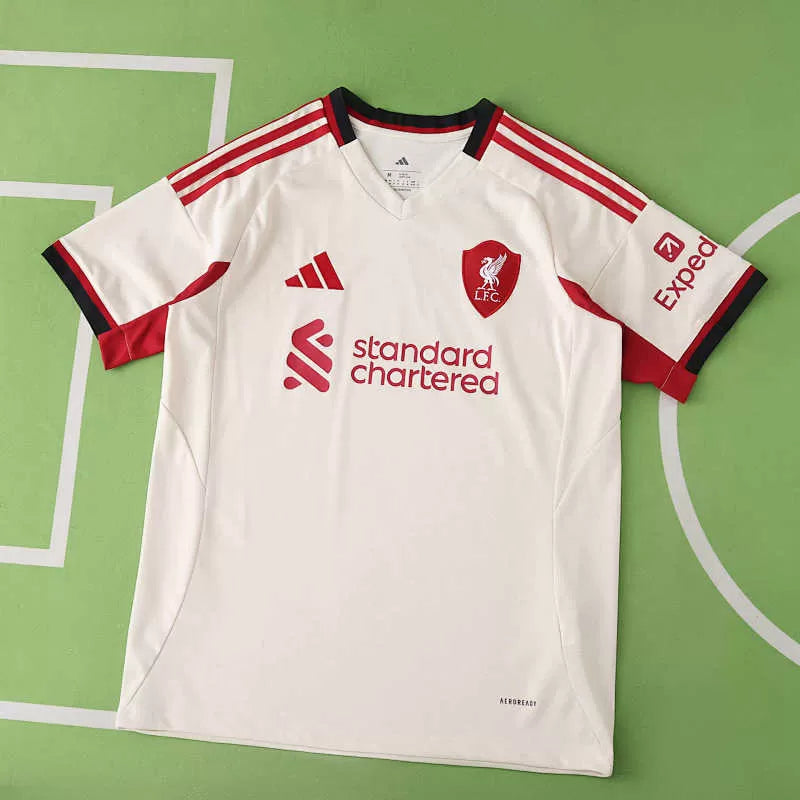 Maglia Liverpool Away 25/26 Uomo Bianco | Maglia da Calcio