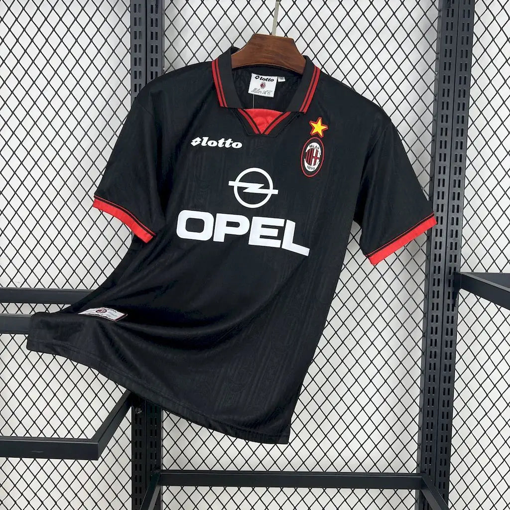 Maglia Milan Fourth 97/98 Retro Uomo Nero | Maglia da Calcio