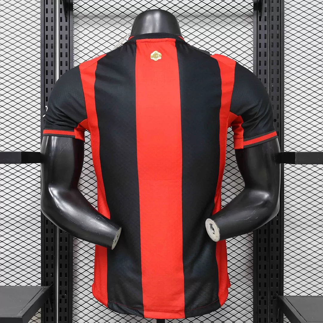 Maglia Milan Home 26/27 Player Uomo Nero e Rosso | Maglia da Calcio
