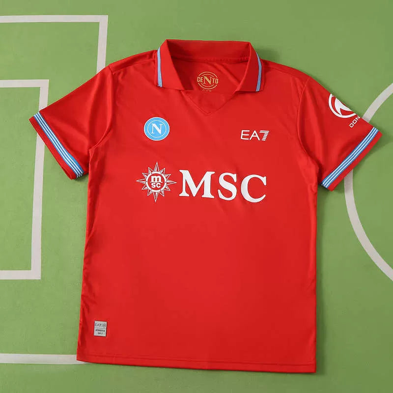 Maglia Napoli Third 26/27 Uomo Rosso | Maglia da Calcio