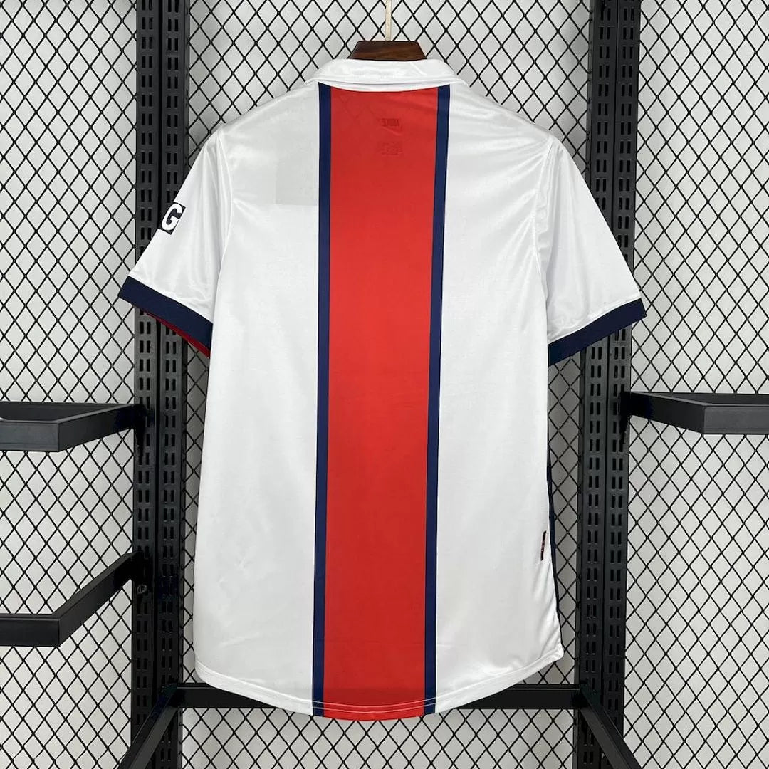 Maglia Paris Away 98/99 Retro Uomo Bianco e Rosso | Maglia da Calcio