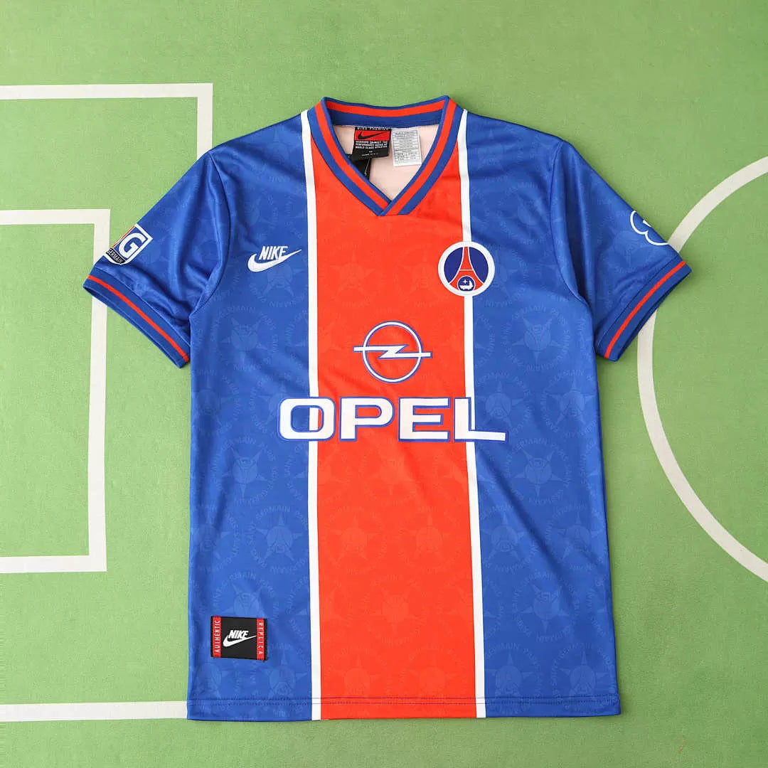 Maglia Paris Home 95/96 Retro Uomo Blu e Rosso | Maglia da Calcio