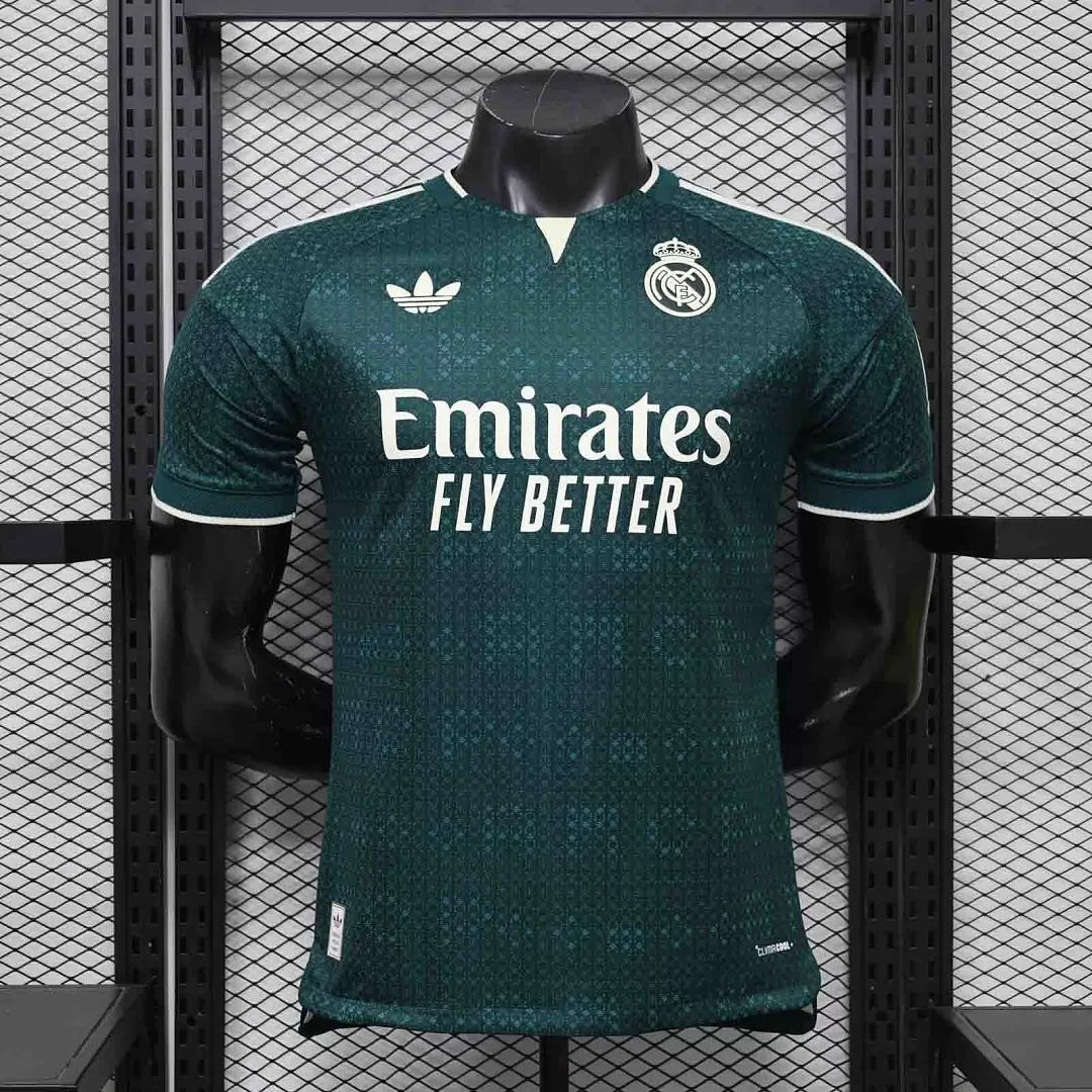 Maglia Real Madrid Away 26/27 Player Uomo Verde Scuro | Maglia da Calcio