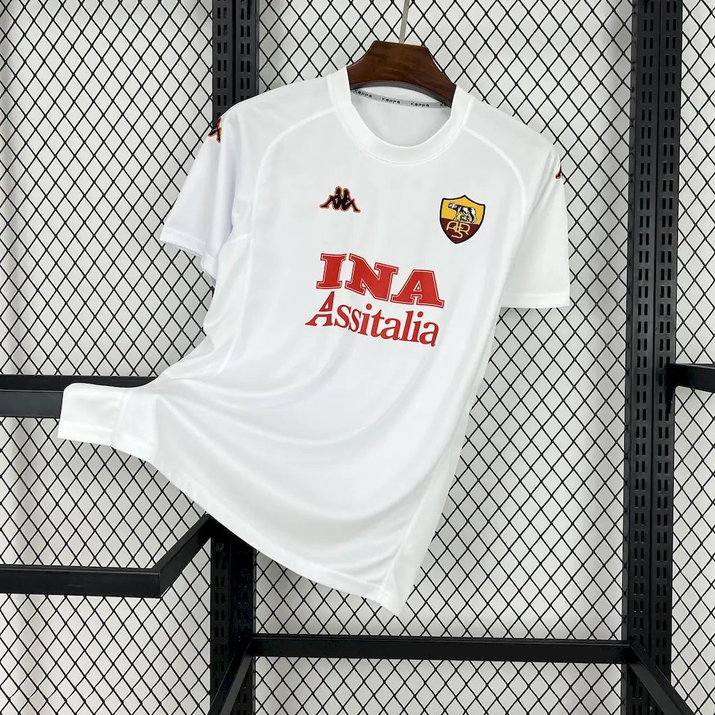 Maglia Roma Away 00/01 Retro Uomo Bianco | Maglia da Calcio