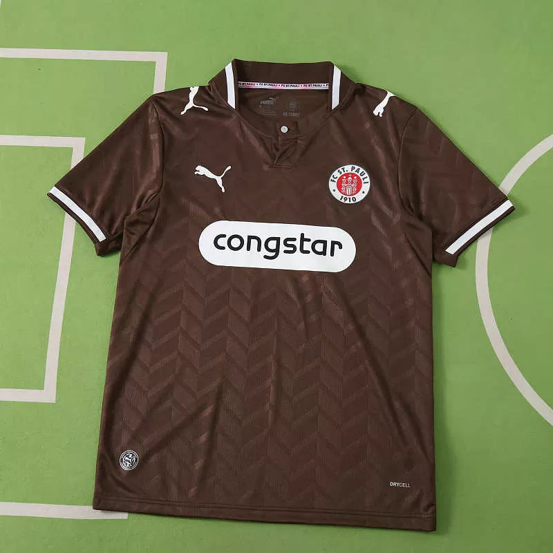 Maglia St Pauli Home 26/27 Uomo Marrone | Maglia da Calcio
