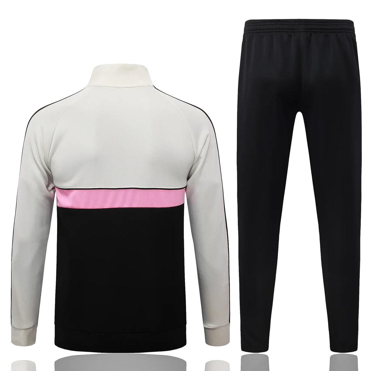 Tuta Full-zip 26/27 Uomo Bianco/Nero/Rosa | Tuta da Calcio