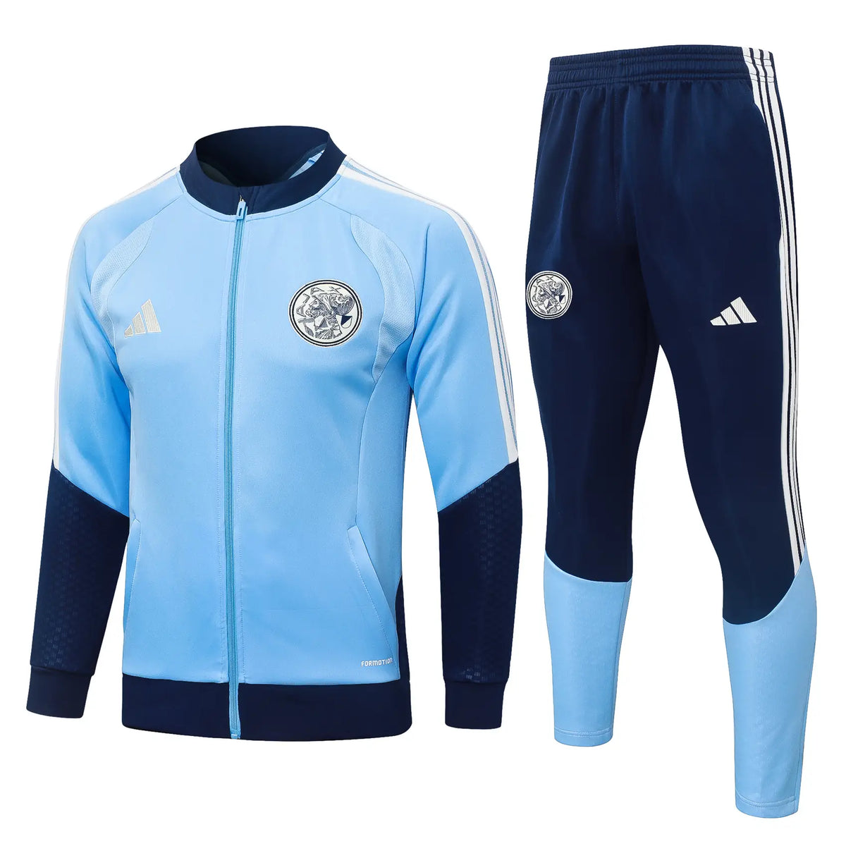 Tuta Full-zip Ajax 26/27 Uomo Azzurro e Blu Navy | Tuta da Calcio