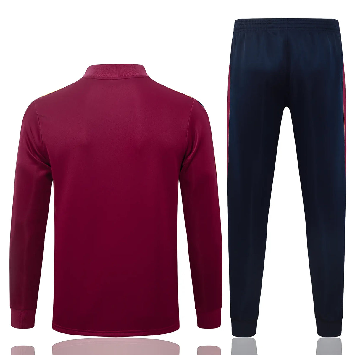Tuta Full-zip Barcelona 26/27 Uomo Bordeaux e Blu Navy | Tuta da Calcio