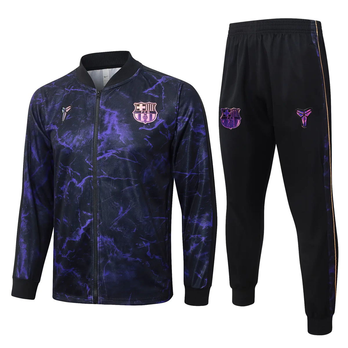 Tuta Full-zip Barcelona 26/27 Uomo Nero/Viola | Tuta da Calcio