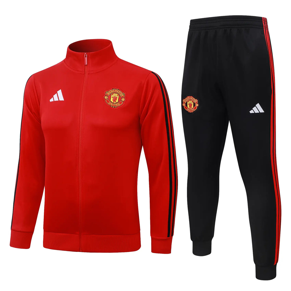 Tuta Full-zip Manchester United 26/27 Uomo Rosso e Nero | Tuta da Calcio