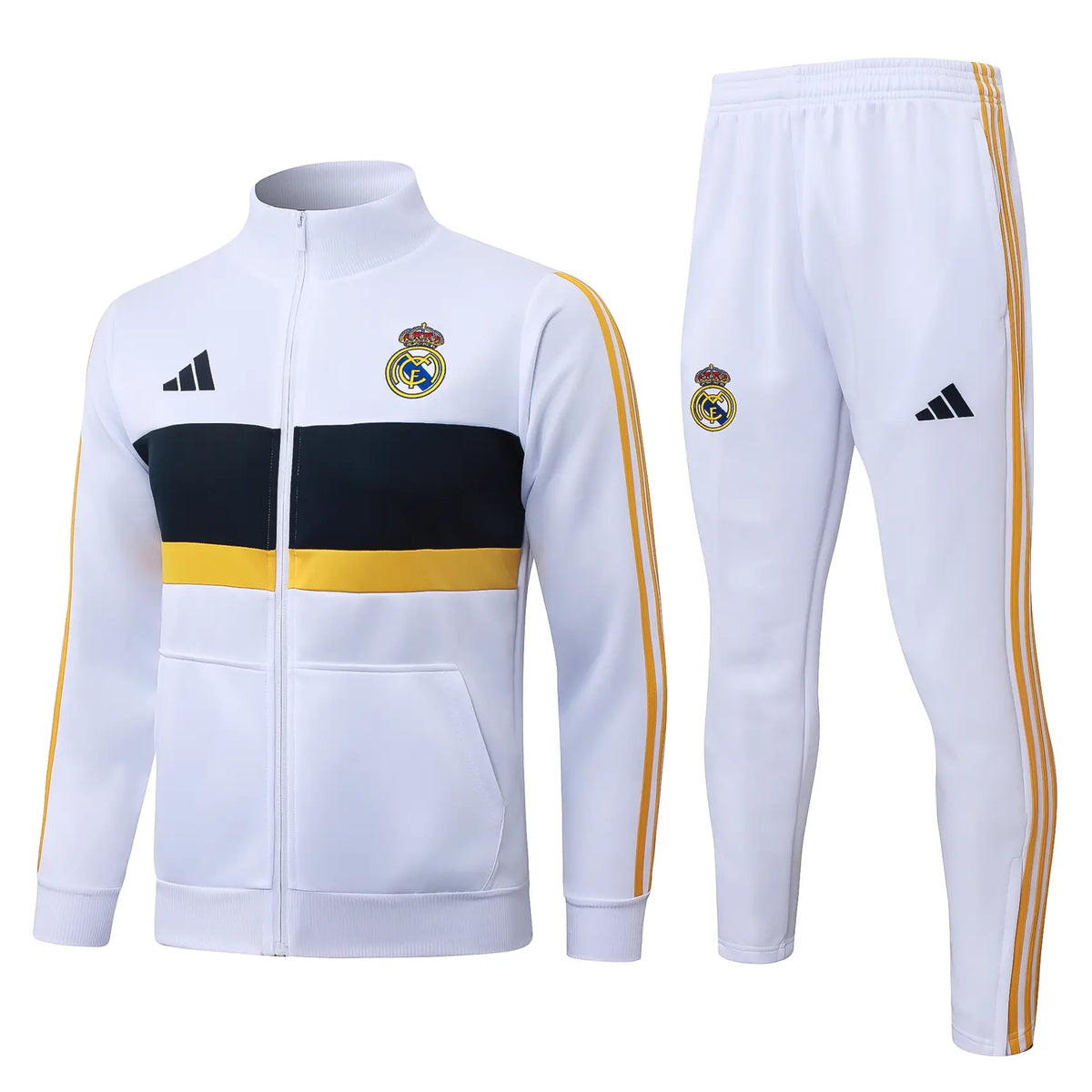Tuta Full-zip Real Madrid 26/27 Uomo Bianco | Tuta da Calcio