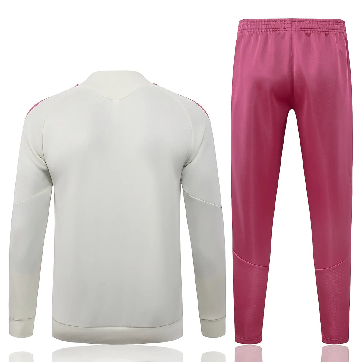 Tuta Full-zip Real Madrid 26/27 Uomo Bianco e Rosa | Tuta da Calcio