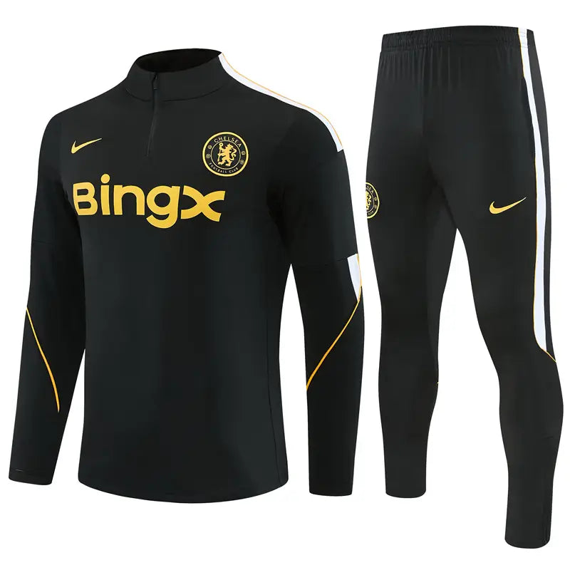 Tuta Half-zip Chelsea 26/27 Uomo Nero | Tuta da Calcio