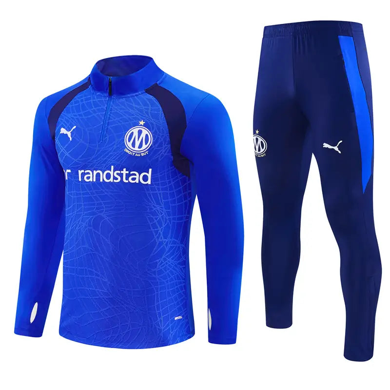 Tuta Half-zip Marseille 26/27 Uomo Blu | Tuta da Calcio