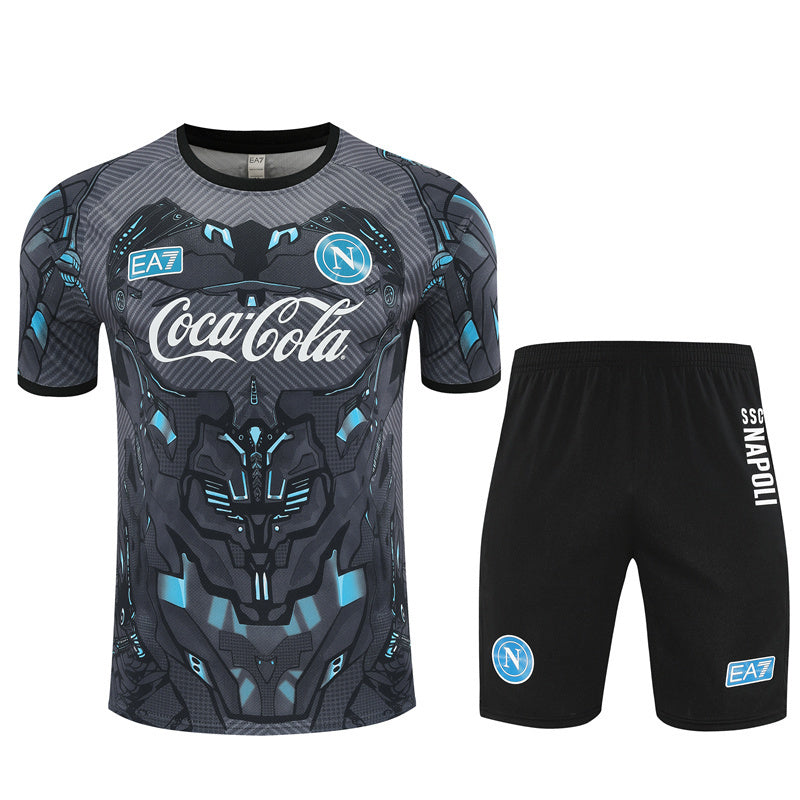 Kit Shirt + Shorts Napoli Gray/Black 25/26