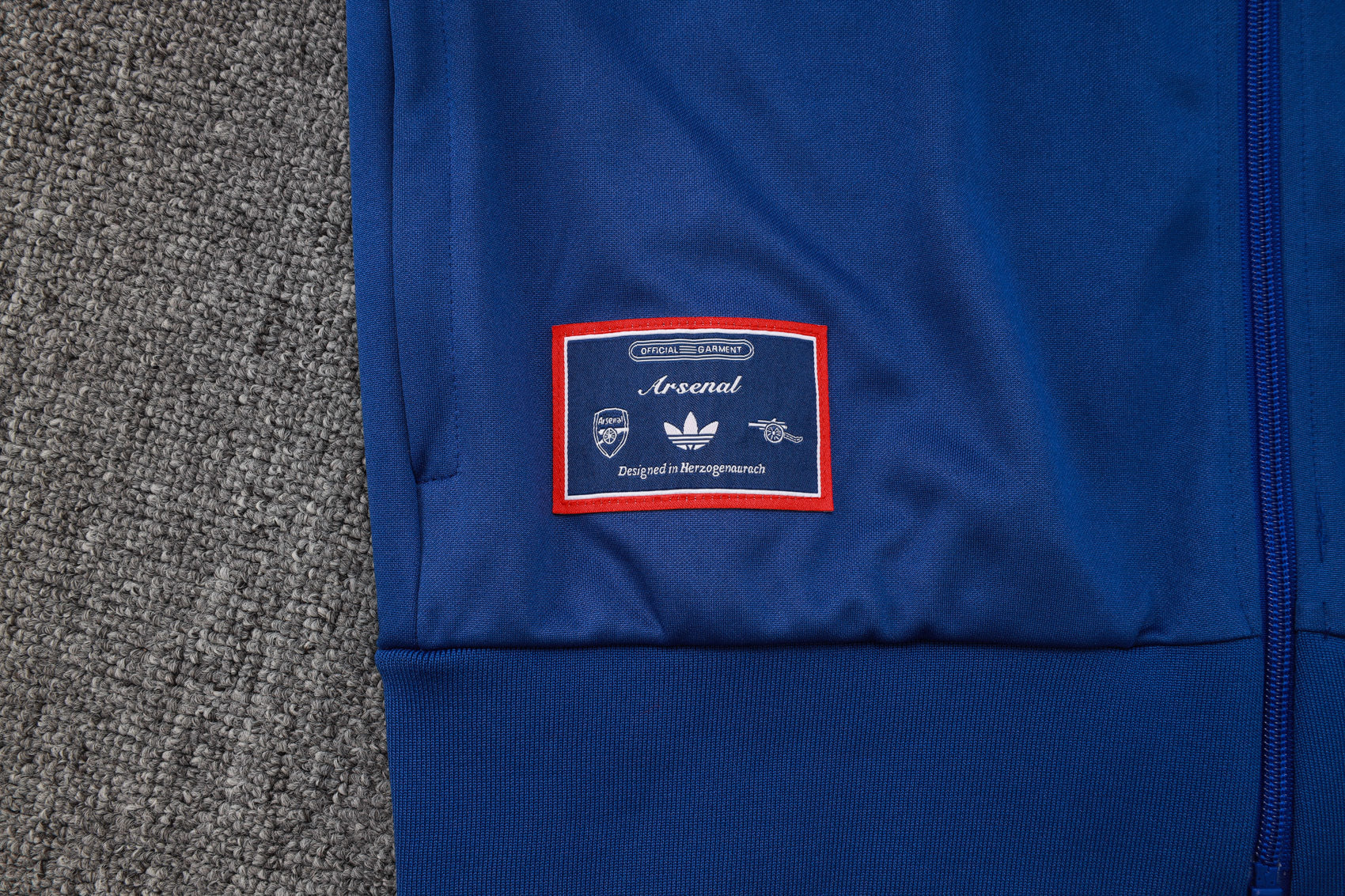 Arsenal Blue Tracksuit Full-Zip 25/26