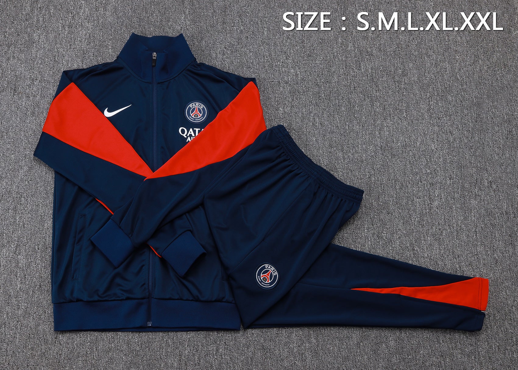 Paris Blue/Red Tracksuit Full-Zip 25/26