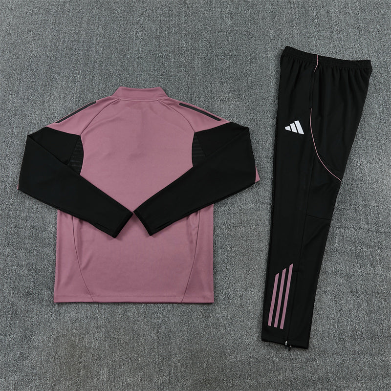 Tuta Real Madrid Marsala/Nero 25/26 | Tuta da Calcio