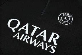 Paris Black Tracksuit Half-Zip 25/26