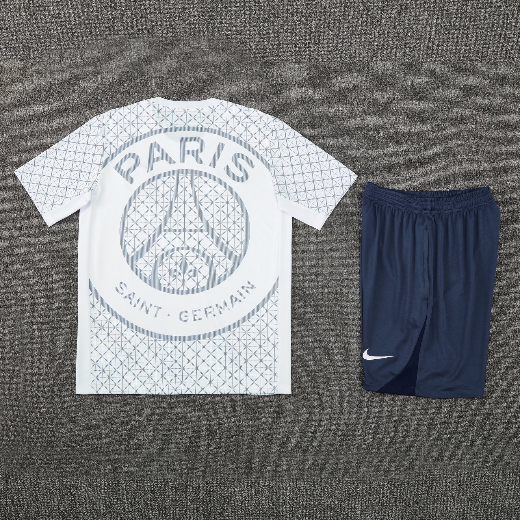 Kit Shirt + Shorts Paris White/Blue 25/26
