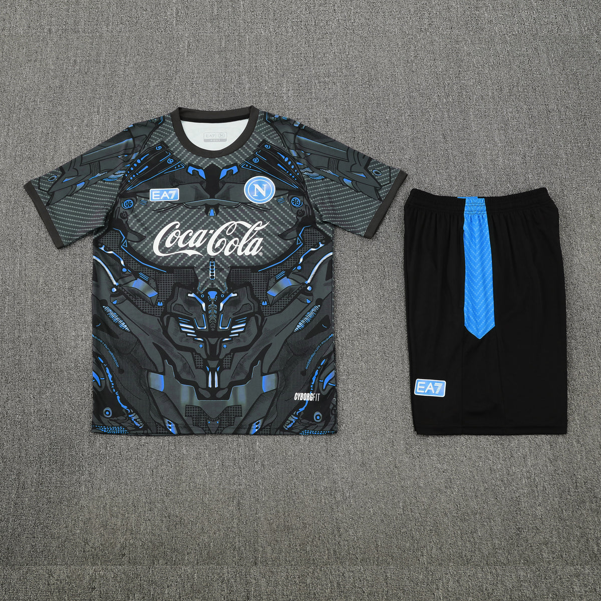 Kit Shirt + Shorts Napoli Gray/Black 25/26