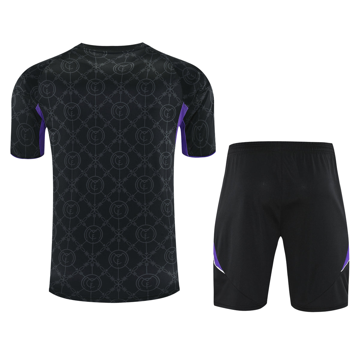 Kit Shirt + Shorts Real Madrid Black/Purple 25/26