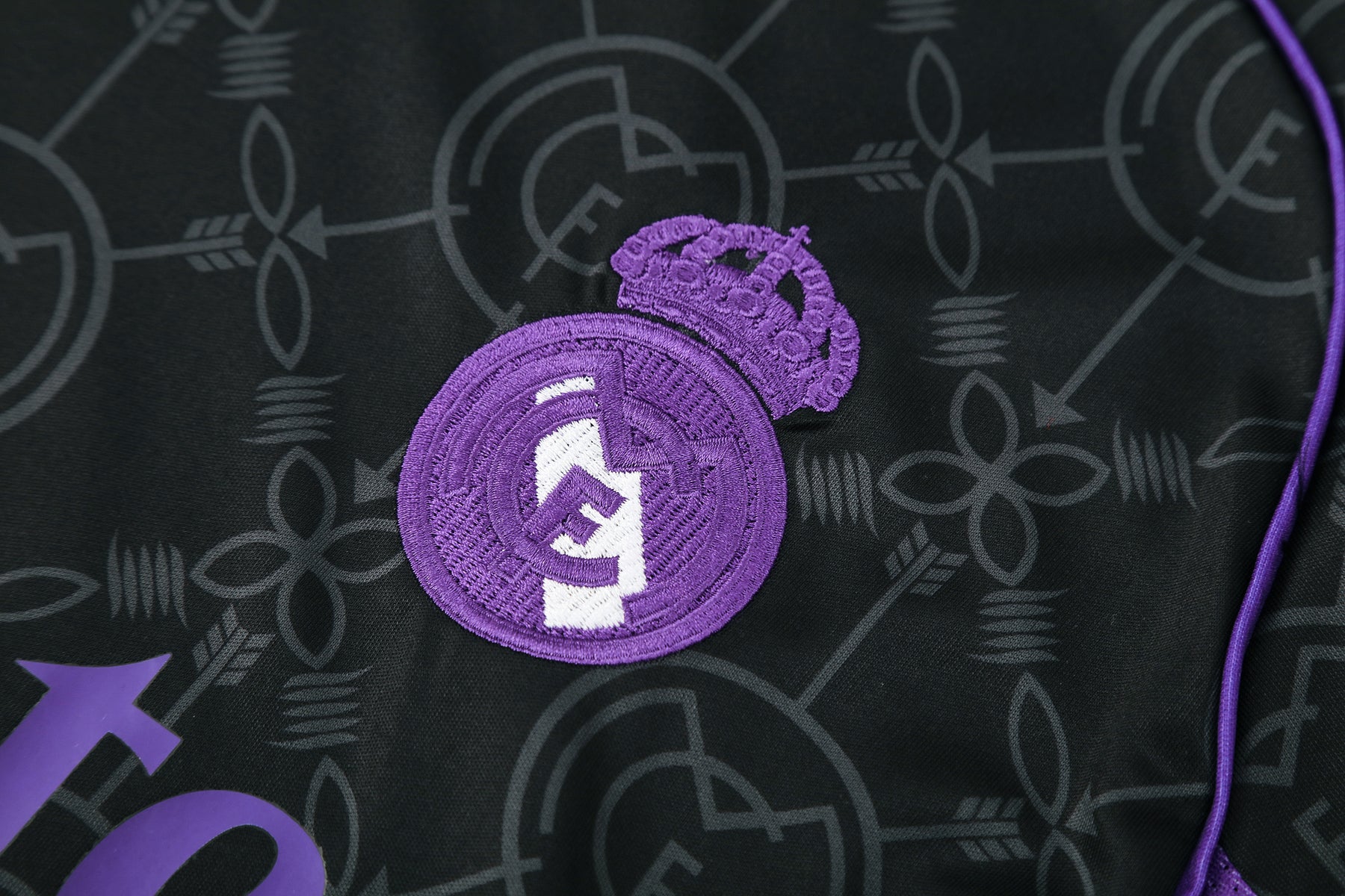 Kit Tank Top + Shorts Real Madrid Black/Purple 25/26