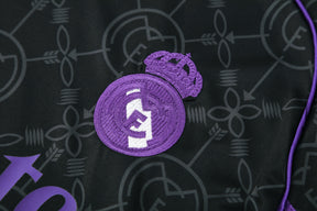 Kit Tank Top + Shorts Real Madrid Black/Purple 25/26