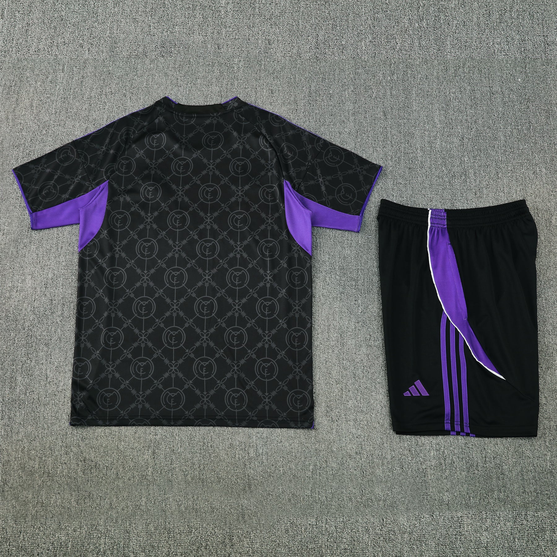 Kit Shirt + Shorts Real Madrid Black/Purple 25/26