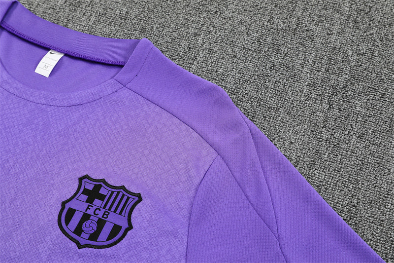 Kit Tank Top + Shorts Barcelona Purple Training 25/26