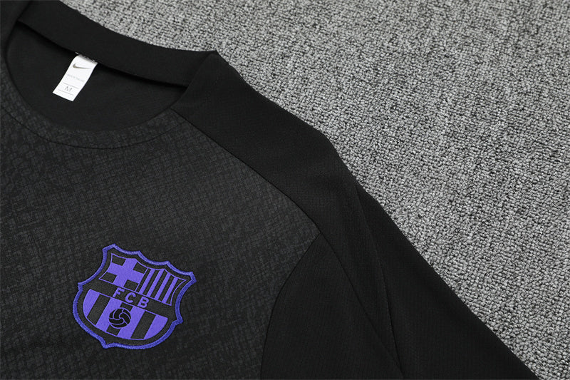 Kit Shirt + Shorts Barcelona x Black Mamba Purple/Black 25/26