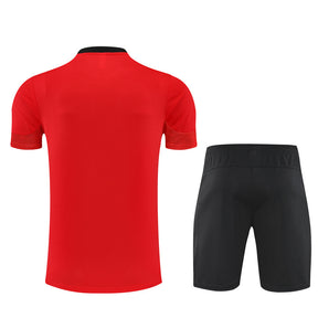 Kit Shirt + Shorts Milan Red/Black 25/26