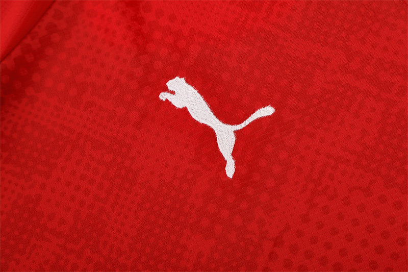 Kit Shirt + Shorts Milan Red/Black 25/26