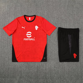 Kit Shirt + Shorts Milan Red/Black 25/26