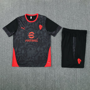 Kit Shirt + Shorts Milan Black 25/26