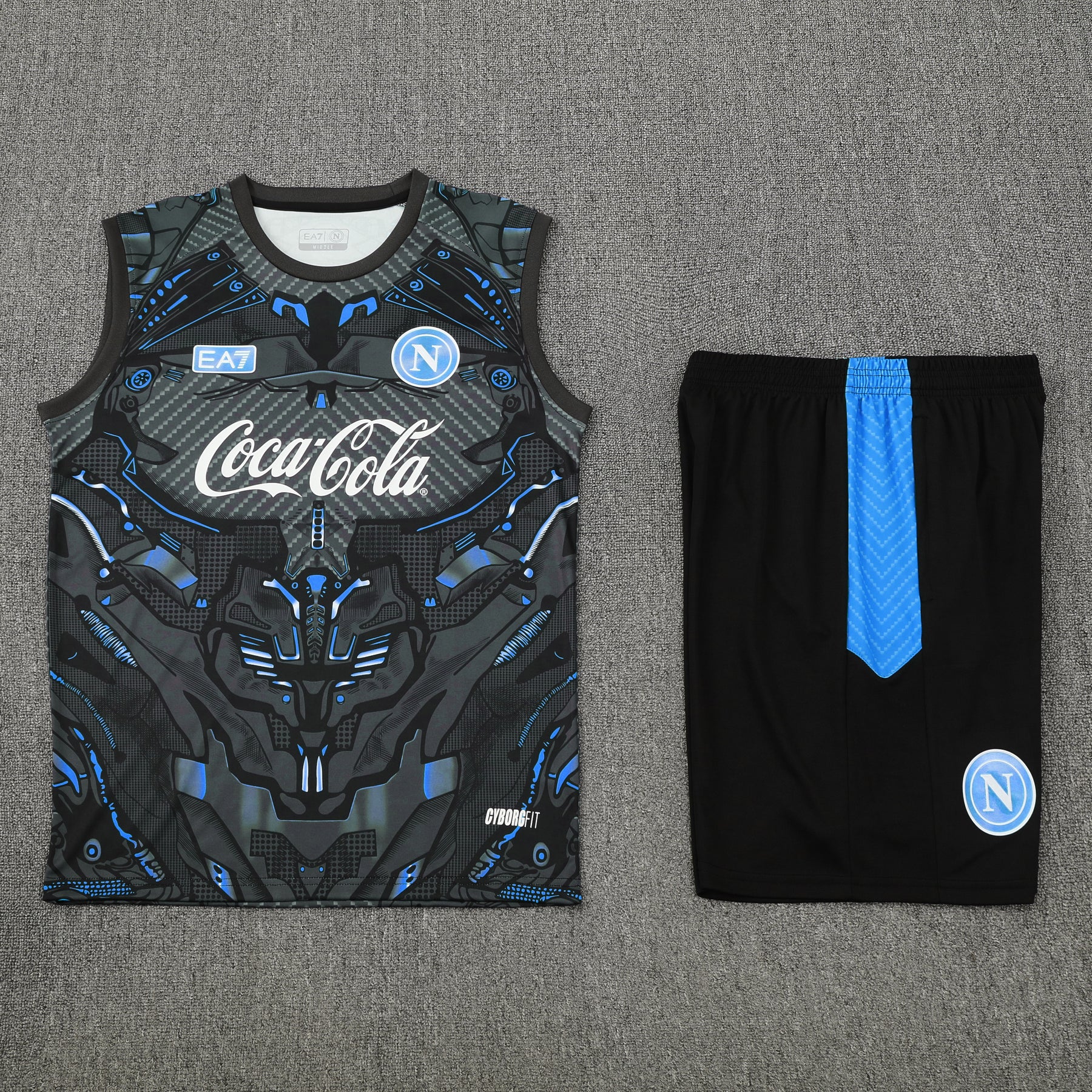 Kit Tank Top + Shorts Napoli Gray/Black 25/26